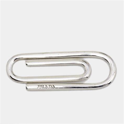 prada paper clip|prada money clip billfold.